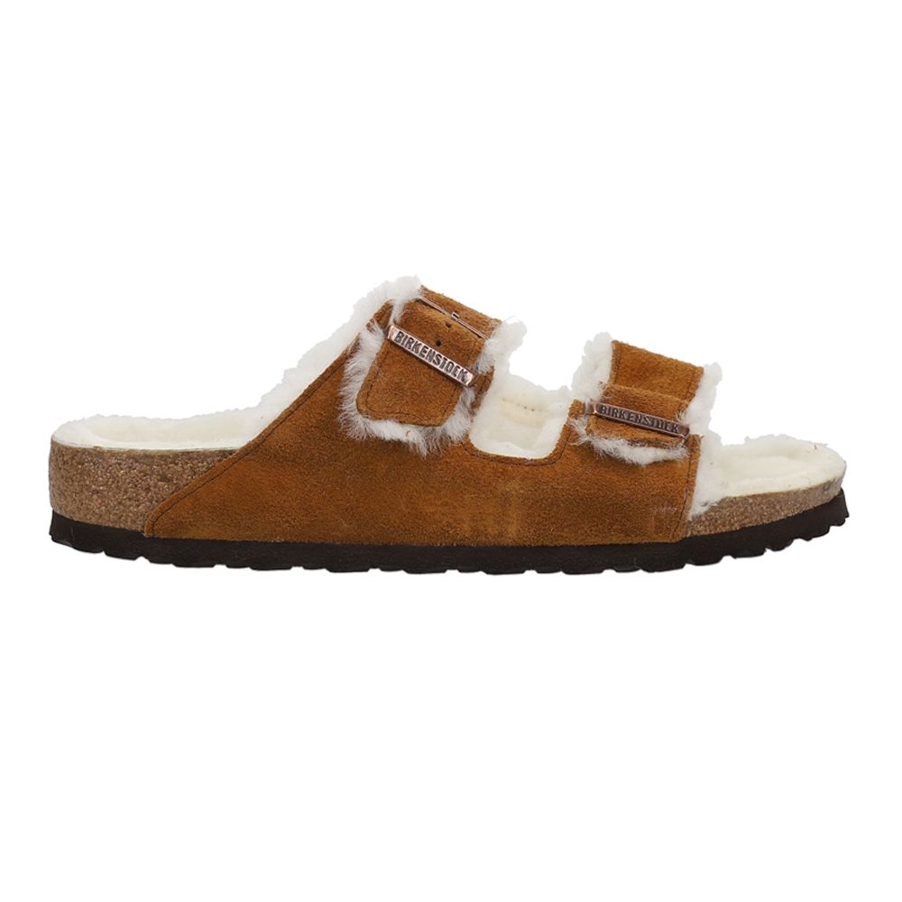 Arizona Shearling Suede Slide Sandals | Shoebacca