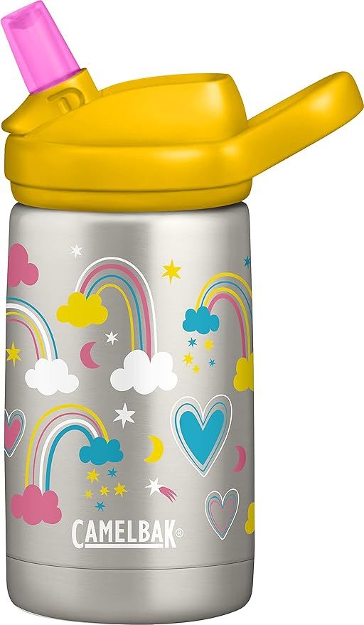 Amazon.com : CamelBak Eddy+ Kids 12 oz Bottle, Insulated Stainless Steel with Straw Cap - Leak Pr... | Amazon (US)