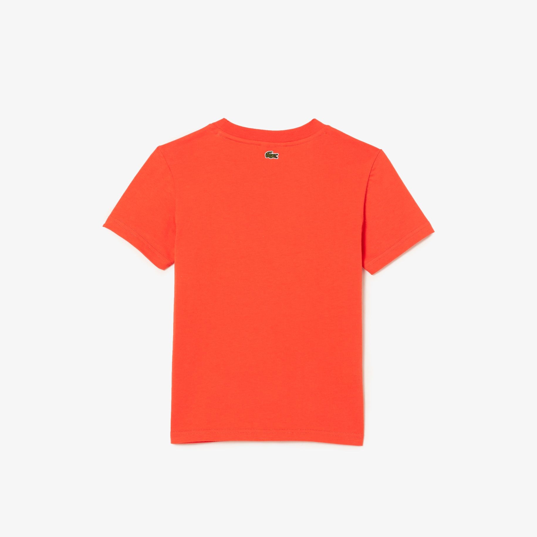 Kids’ Contrast Print Cotton Jersey T-Shirt | Lacoste (US)