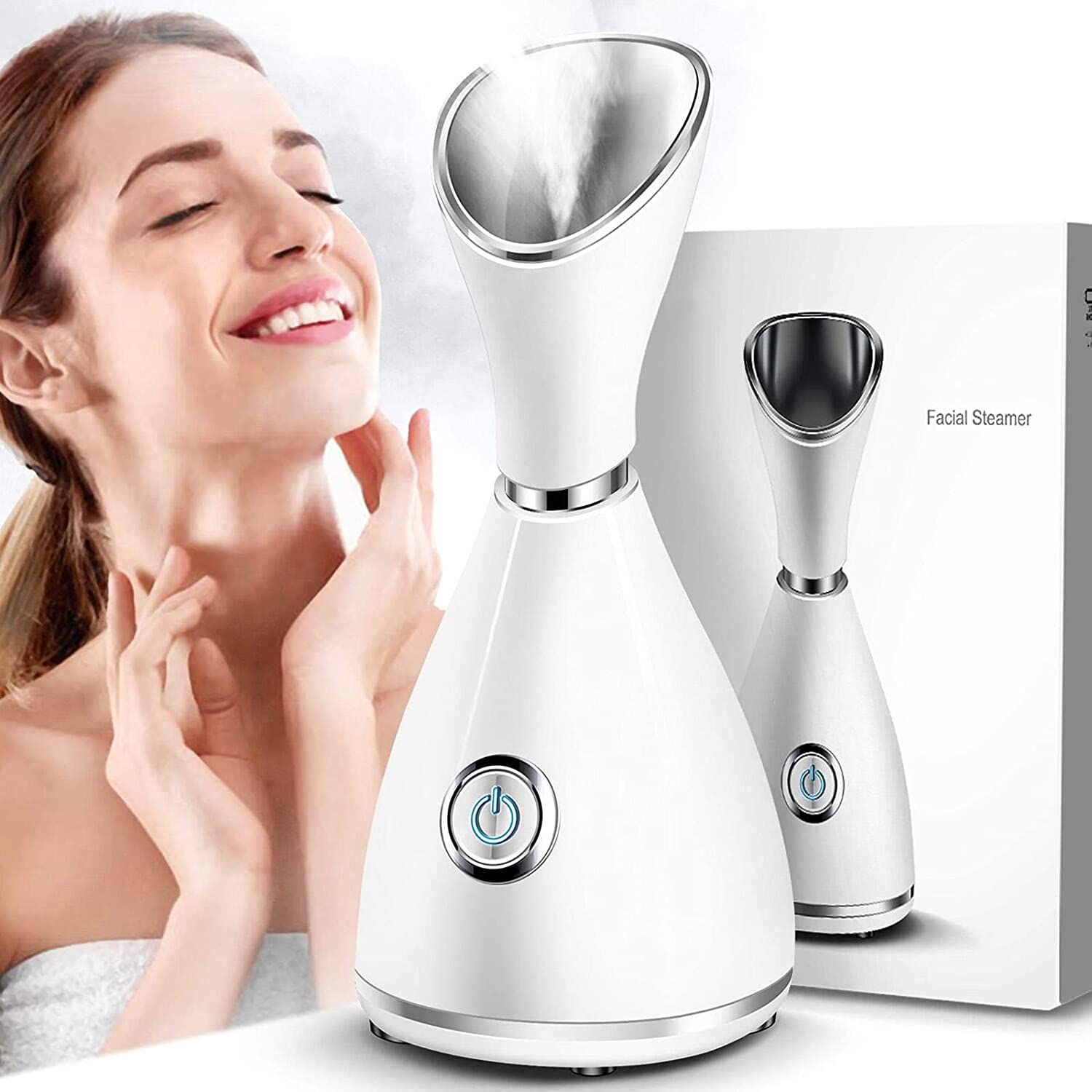 Facial Steamer, Face Steamer for Facial Deep Cleaning Home, Facial Spa Warm Mist Humidifier Atomi... | Amazon (US)