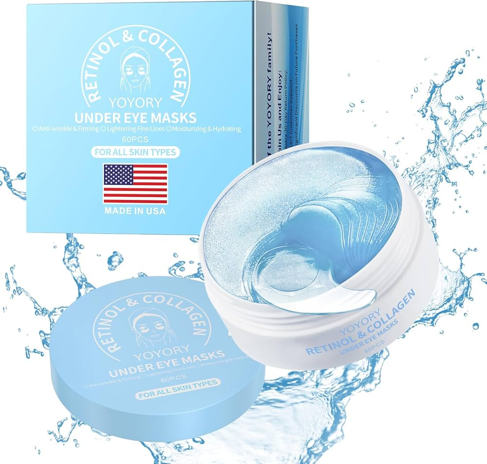 Under Eye Patches Masks - for Dark Circles, Puffy Eyes, Wrinkles, Fine Lines, Eye Bags Treatment ... | Amazon (US)