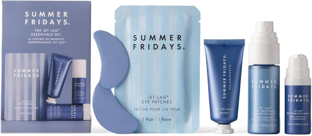 Summer Fridays Jet Lag™ Essentials - Mini Hydrating Skin Care Set With Jet Lag™ Mask, Eye Pat... | Amazon (US)