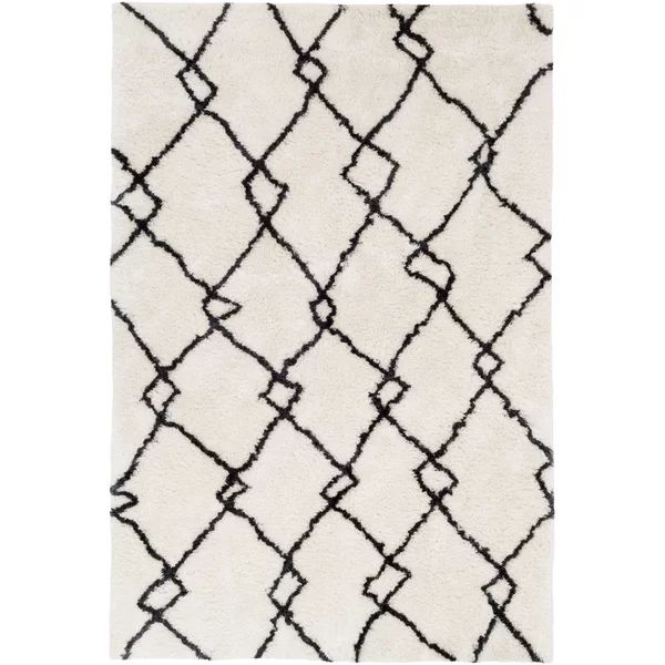 Rechanoi Beige/Black Area Rug | Wayfair North America