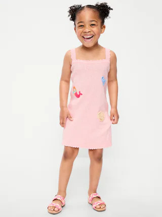 Sleeveless Sweater-Knit Dress for Toddler Girls | Old Navy (US)