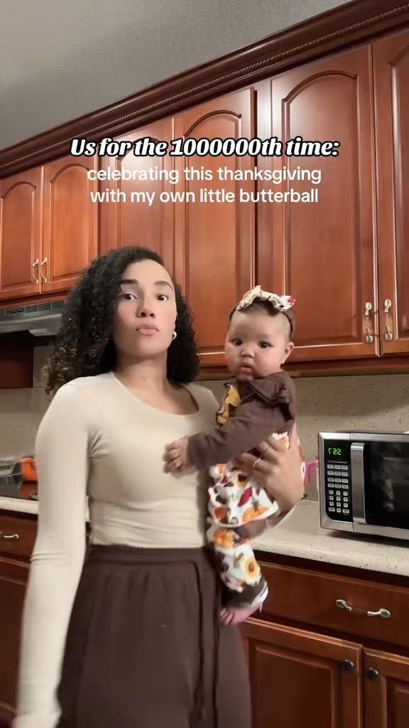 super cute first thanksgiving outfit for your own little turkey next year✨ comes with onesie, skirt, leg warmers, and headband🤎

#LTKKids #LTKBaby #LTKFamily