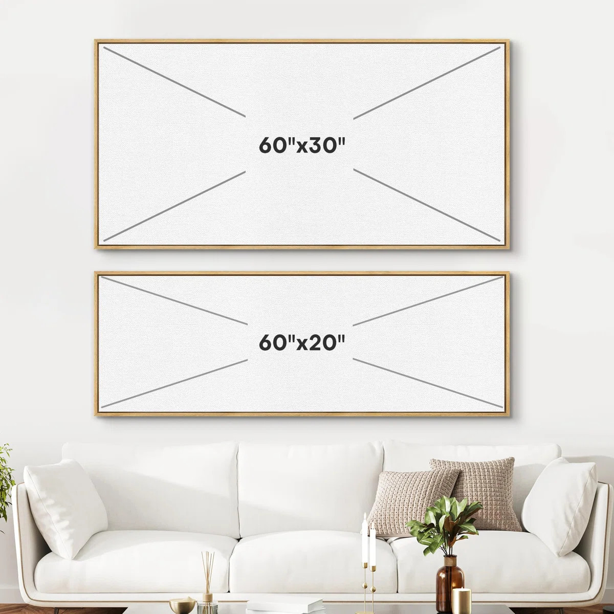 Abstract Pastel Lines " Vintage Sepia Calligraphy Swirls Modern Art Calm Warm Extra Large Artwork... | Wayfair North America