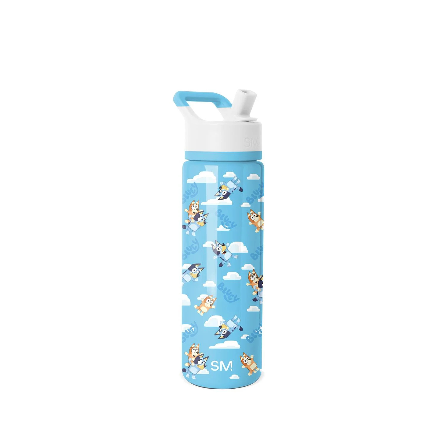Simple Modern Bluey 22 fl oz Insulated Stainless Steel Summit Wide Mouth Water Bottle with Straw ... | Walmart (US)