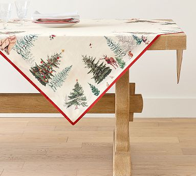 Enchanted Forest Cotton Table Throw | Pottery Barn (US)