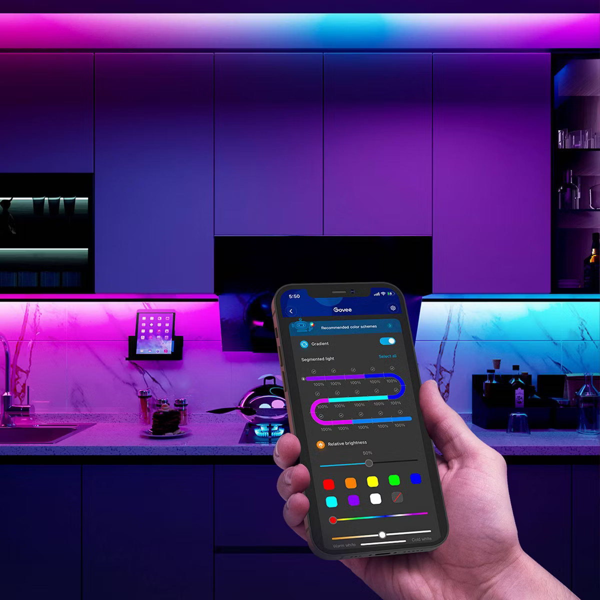 Govee RGBIC Pro 9.8' LED Strip Lights: Smartphone App Controlled Neon-Style Wall Decor | Target