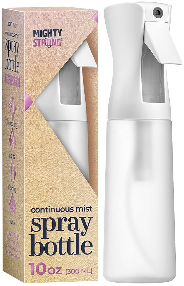 10 OZ Continuous Spray Bottles - Ultra Fine Mist Sprayer | Water Spray Bottle For Hair Stuff, Mis... | Amazon (US)