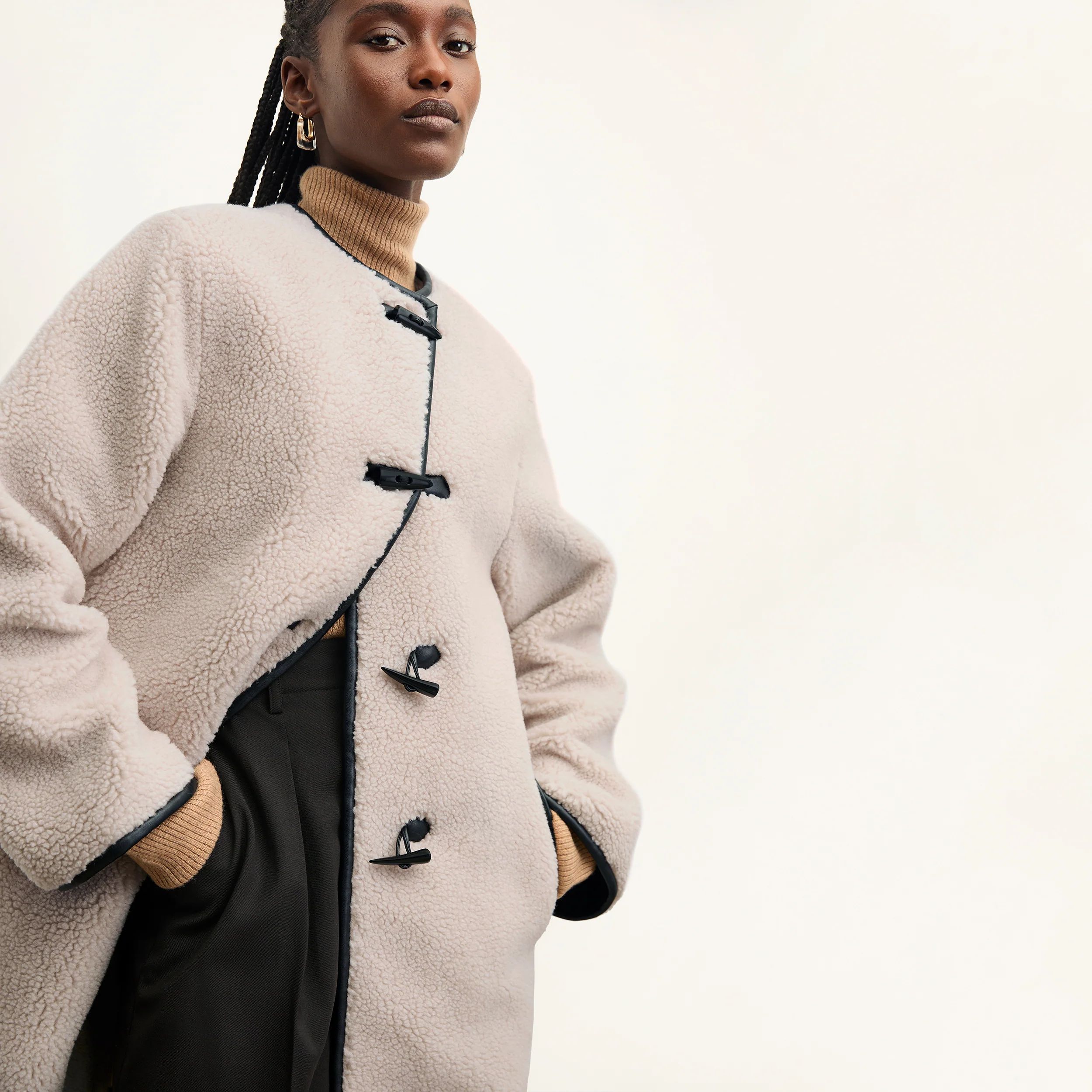 The Katari Coat - Sherpa Knit | MM LaFleur