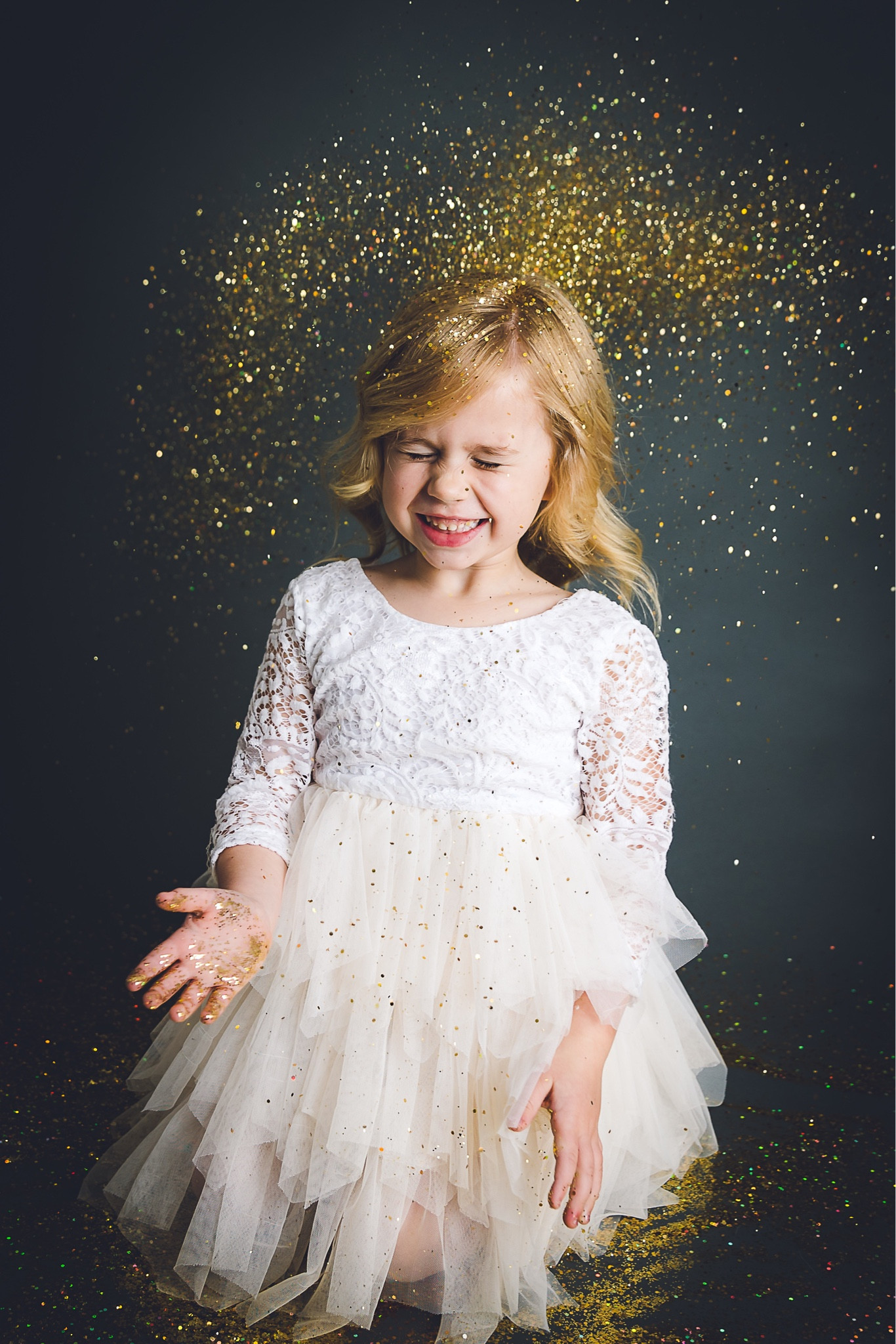 5 year old wearing size 5T. Ivory. 

Little girl dress. Daddy daughter dance dress. White dress. Amazon dress. Flower girl dress. Photoshoot dress. White lace dress. #littlegirl #amazon #whitedress #daddydaughter #photoshoot #toddler 

#LTKkids #LTKfamily