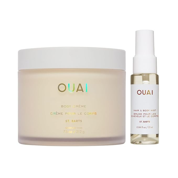 OUAI St. Barts Hair & Body Gift Set - Tropical-Scented Body Care for Women & Men - Includes Full ... | Amazon (US)
