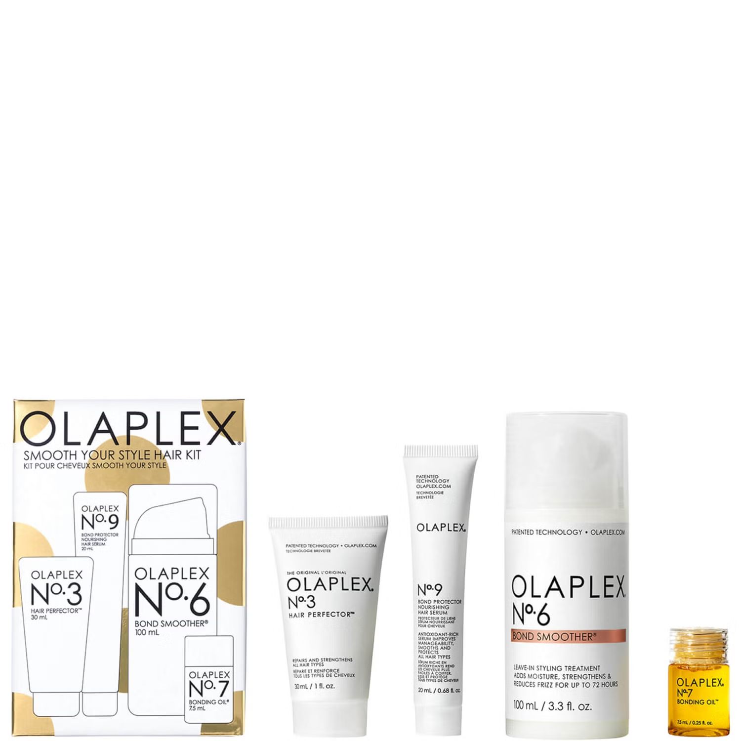 Olaplex Smooth Your Style Hair Kit (Worth £50.00) | Look Fantastic (ROW)