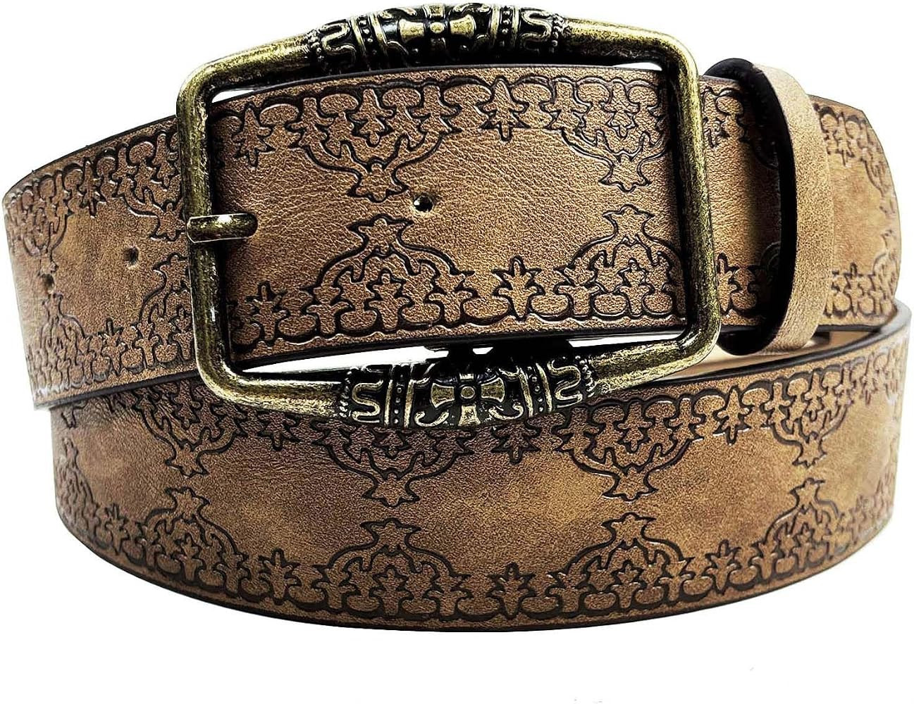 TOPACC Womens Western Belts for Jeans Ladies Cowgirl Belt with Buckle Girls Country Belt for Pant... | Amazon (US)