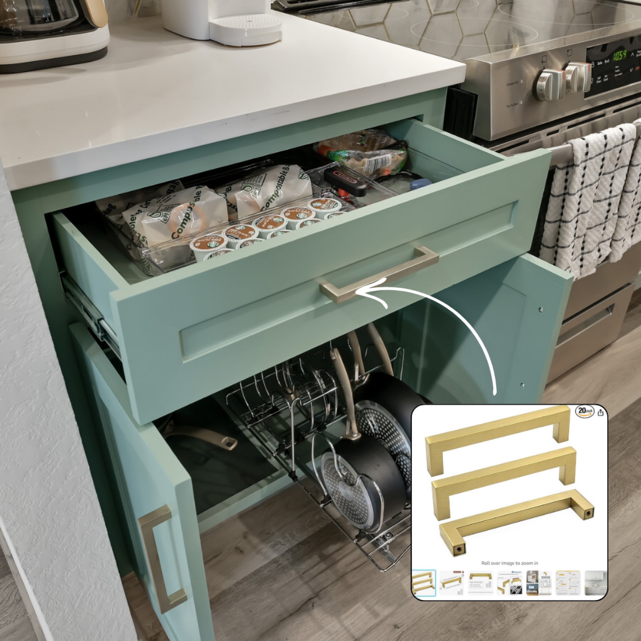 ✨ Elevate your home’s style with our stunning Gold Cabinet Handles! ✨
With a sleek design featuring a 6-1/4 inch hole center and sturdy stainless steel construction, these brushed brass pulls are as stylish as they are functional. Perfect for kitchen cabinets, bathroom furniture, or any space in need of a chic upgrade. Each set comes with 20 pulls and matching screws for easy installation—because beautiful details make all the difference!
Plus, we stand by our products with a lifetime guarantee. Transform your cabinets today and experience the perfect blend of beauty and durability! 🌟


#LTKSaleAlert #LTKHoliday #LTKHome