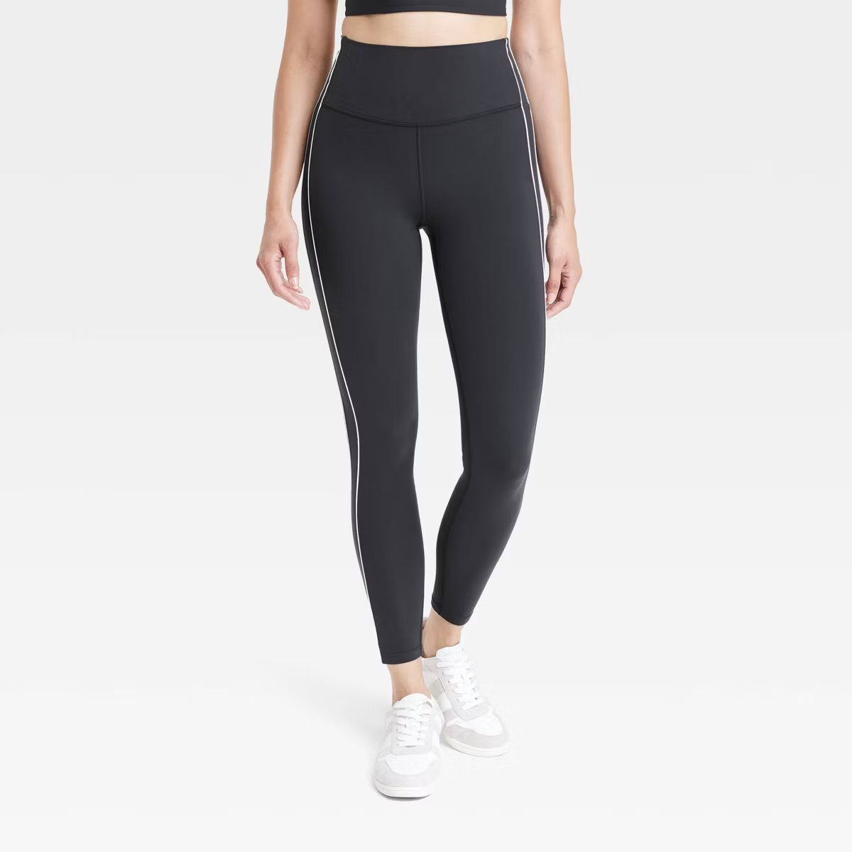 Women's Everyday Soft High-Rise Piped 7/8 Leggings - All In Motion™ | Target