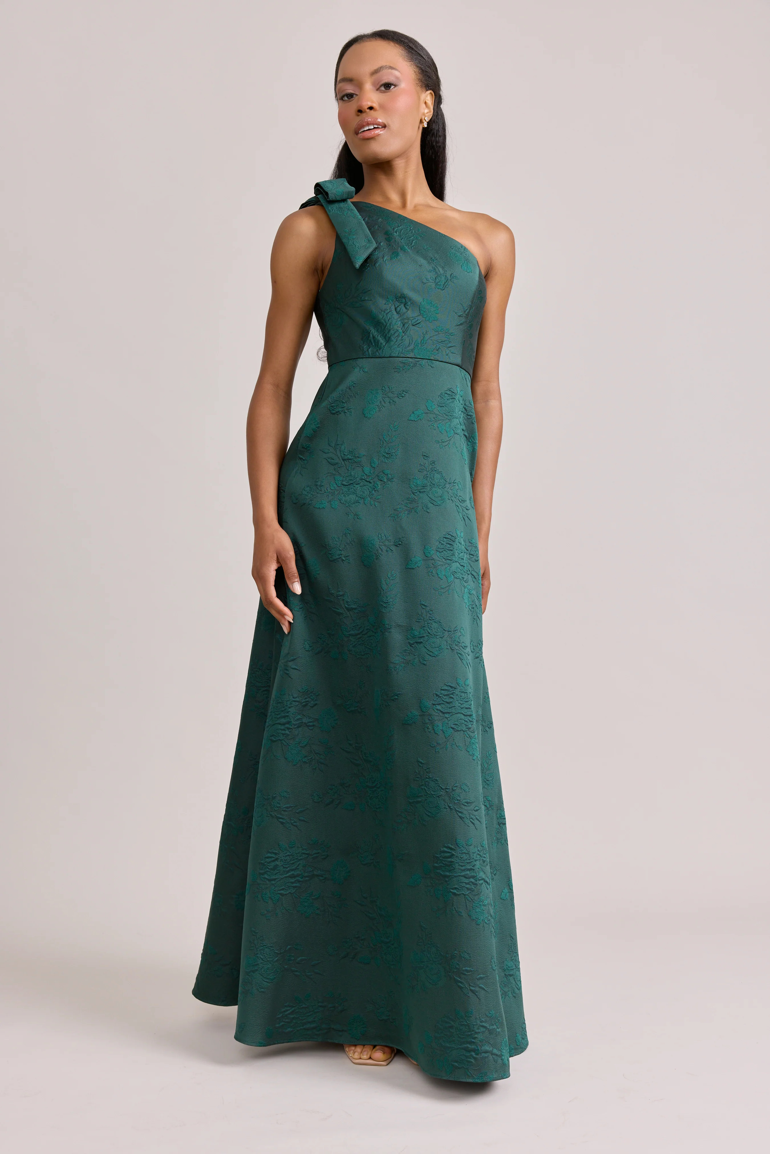 Adrienne Jacquard Dress | Revelry