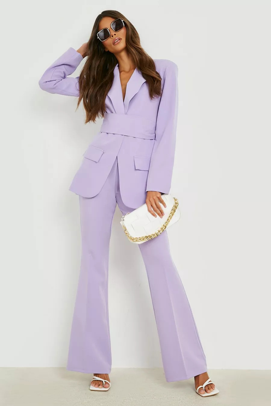 Obi Tie Waist Tailored Blazer | Boohoo.com (US & CA)