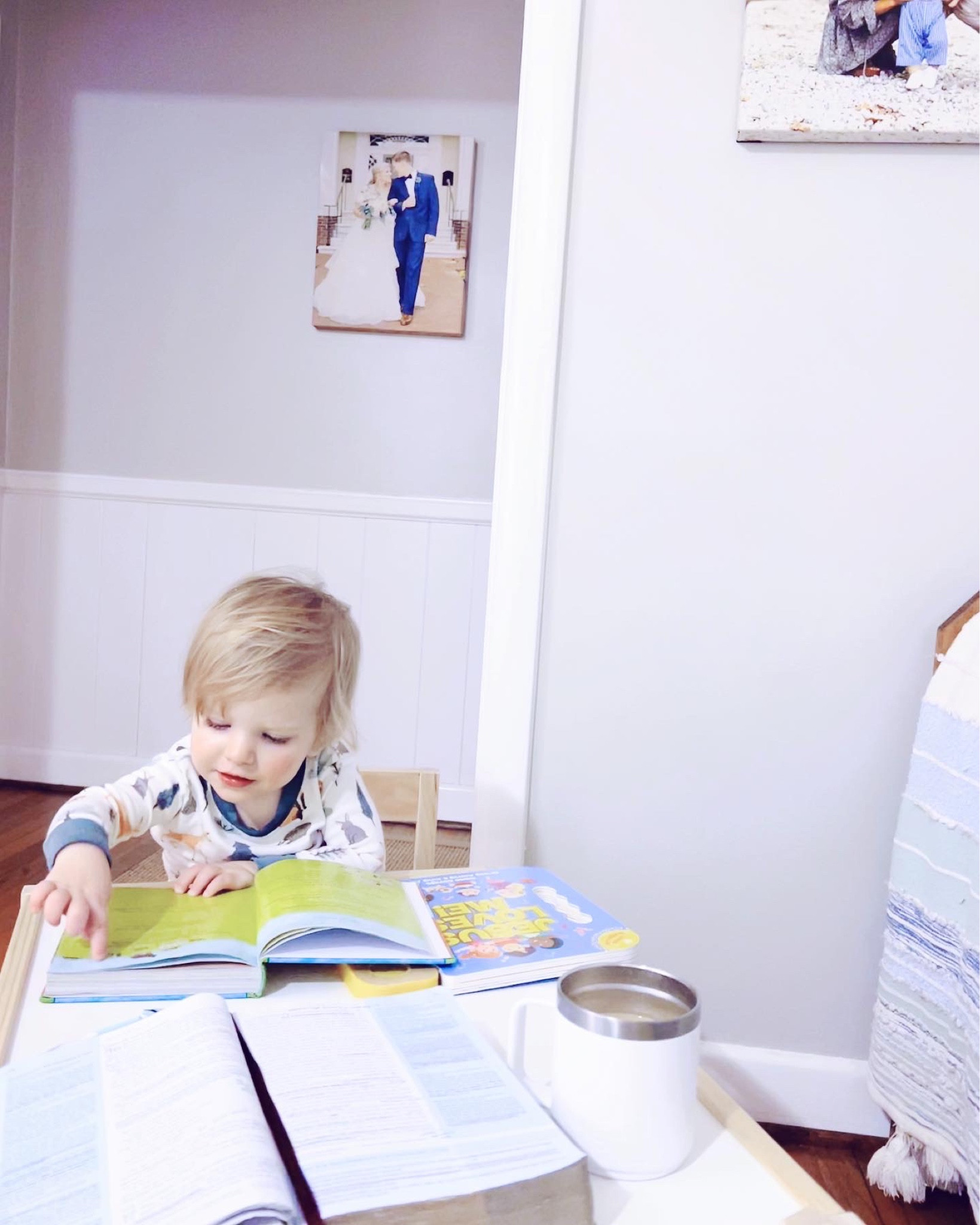 There is nothing in the world like being a mama 🤍 Sweet little moment from this morning of reading and Jesus time with my little baby bestie that I want to remember forever and ever!! 👼🏼📖🙏🏽 He just pulled up his little chair and brought over his Jesus books… and my heart was officially a puddle !! 🥹🤍🫶🏽 #sacredmoments #talkingtojesus #sacredmotherhood 

And then this evening, Judson got to see his “Papa Jack” get inducted into the Spartanburg County Council for the second time - he sure was proud of his Papa !! 💙✨🤍

Just really really thankful for the GIFT of motherhood and getting to raise our sweet little boy!! He is such a joy to our lives, and teaches me so much about God’s love every single day!! Thank you Jesus!! 🙏🏽📖🫶🏽 #lifelately #fridayeve #savorthemoments

…

#emilysayswes #judsoncarpentermabry #nineteenmonthsold #nineteenmonthold #nineteenmontholdbaby #nineteenmontholdboy #judsonmonthbymonth #sweetjudson #oursweetboy #oneyearold #oneyearoldbaby #oneyearoldbabyboy #oneyearoldboy #gratefulmotherhood #thankyoulord #mysweetboys #januarymemories #thesearethedays 

#LTKhome #LTKfamily #LTKbaby