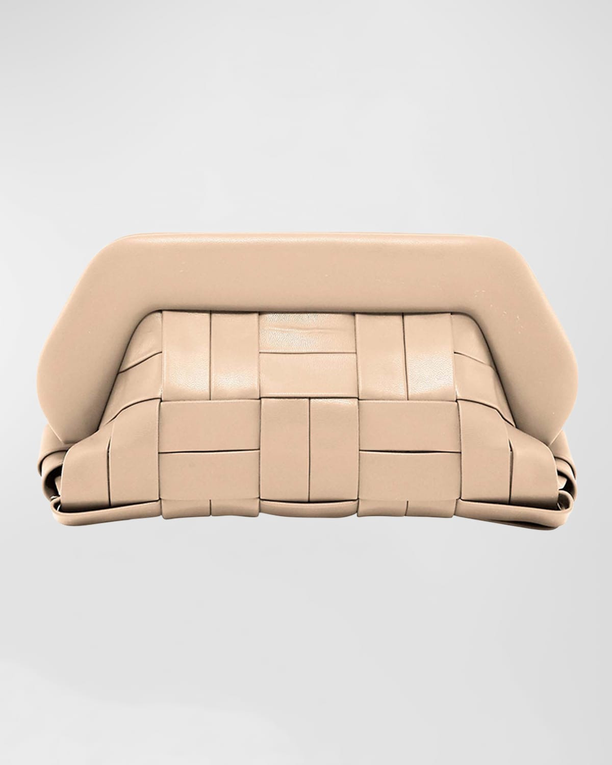 Bios Woven Vegan Fabric Clutch Bag | Neiman Marcus