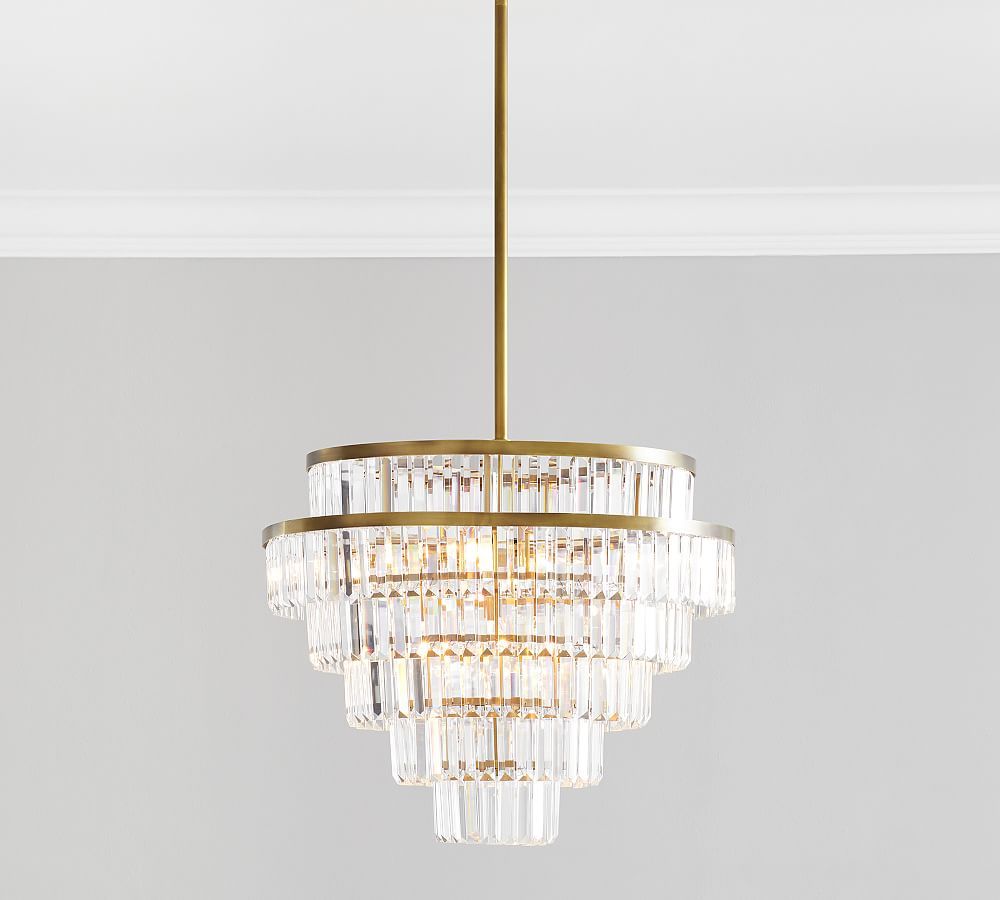 Gemma Crystal Round Chandelier | Pottery Barn (US)