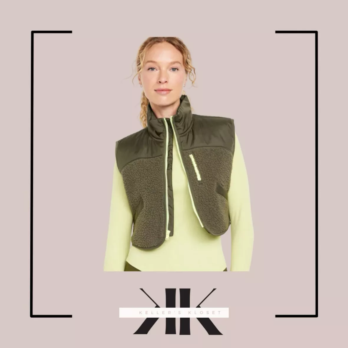 Cropped Hybrid Zip Vest for Women curated on LTK