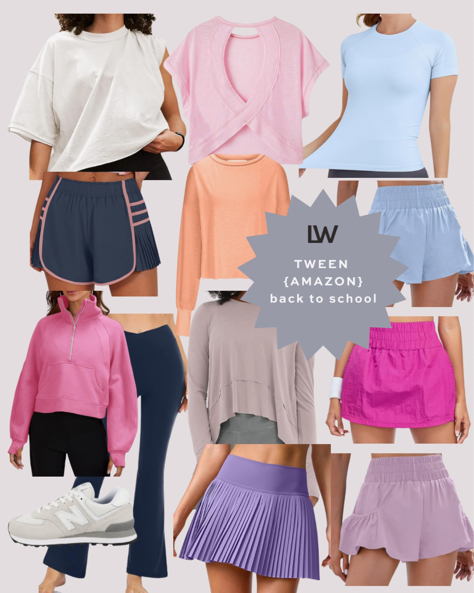  tween back to school refresh… amazon has the cutest athleisure at some really good prices 🩵 shop some of my faves here 