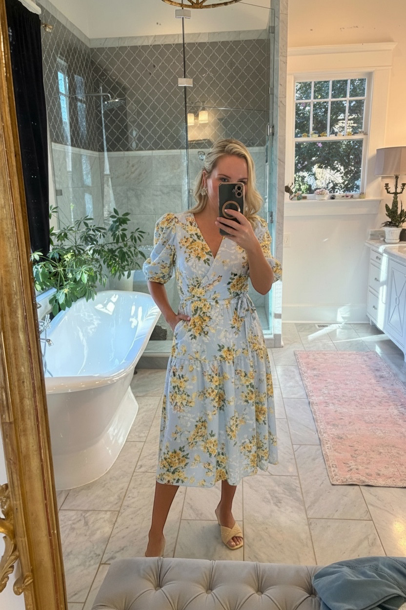 Cute spring dress! 

 #LTKSeasonal #LTKWedding
