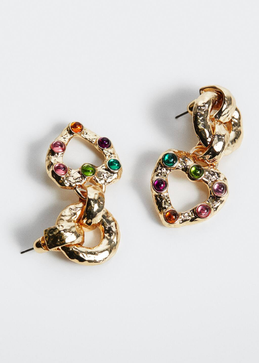Crystal pendant earrings -  Women | Mango United Kingdom | MANGO (UK)