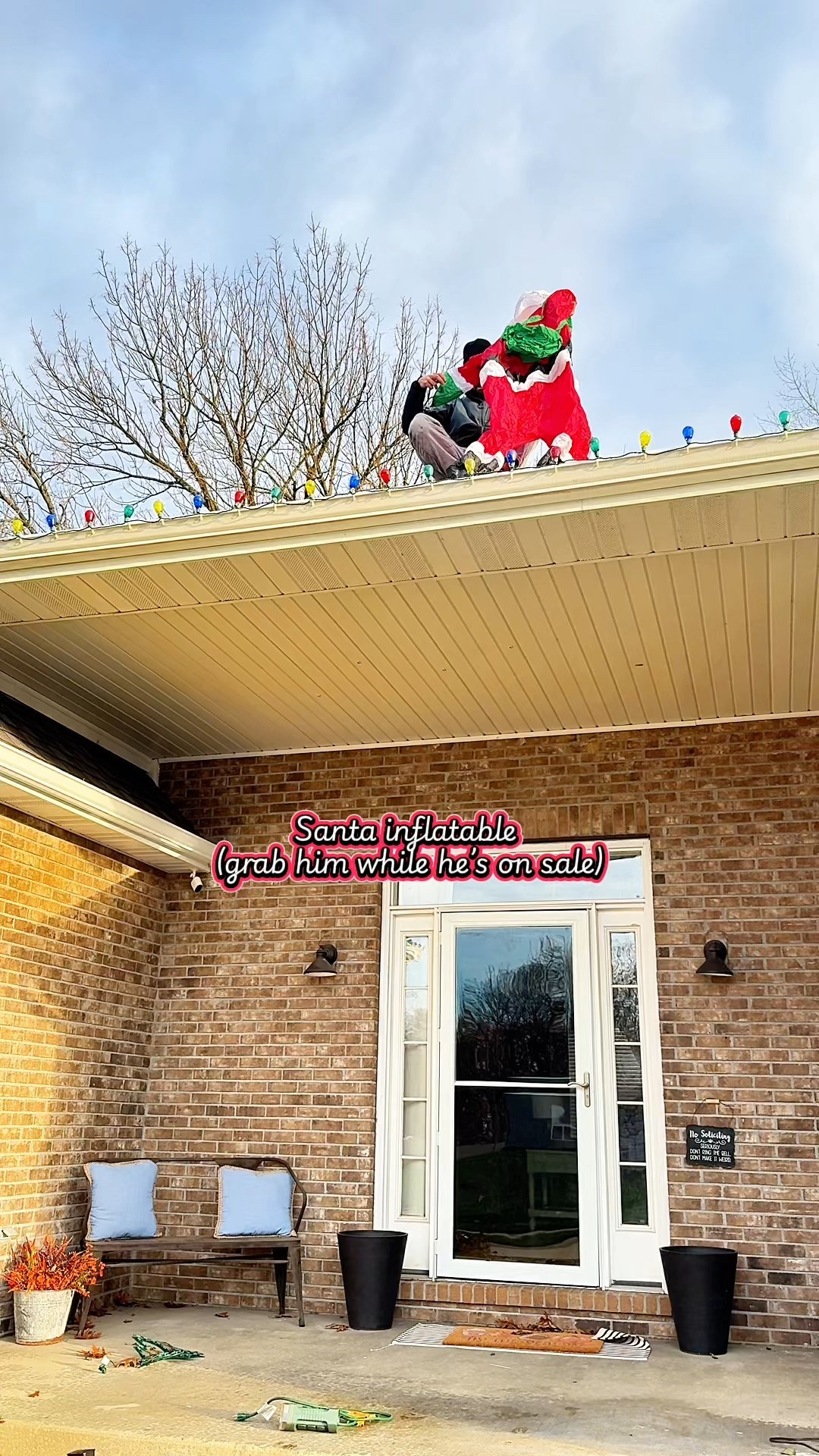 Our first inflatable Santa! 

#LTKHoliday #LTKGiftGuide #LTKSaleAlert