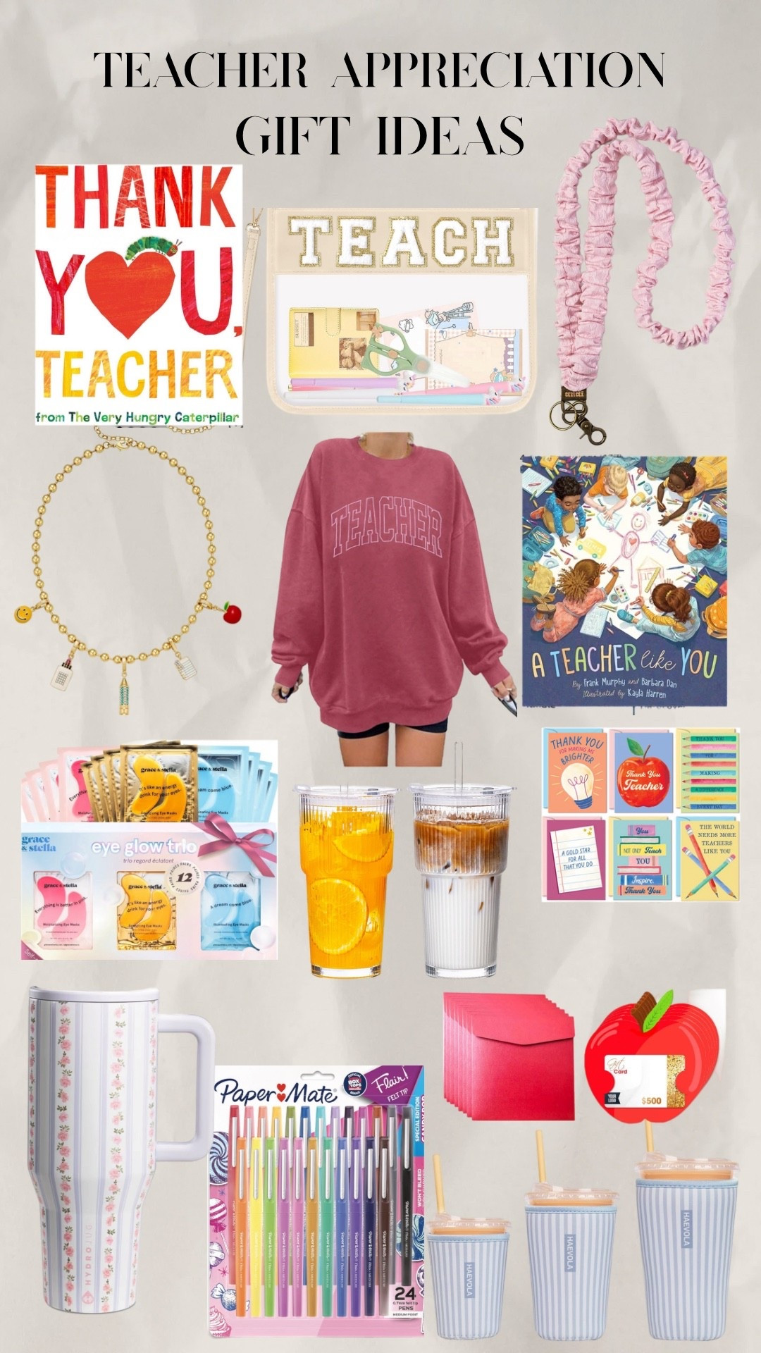 teacher appreciation gift ideas 📚✏️✨💗 so many food affordable options!! 

#LTKSeasonal #LTKselfcare #LTKKids