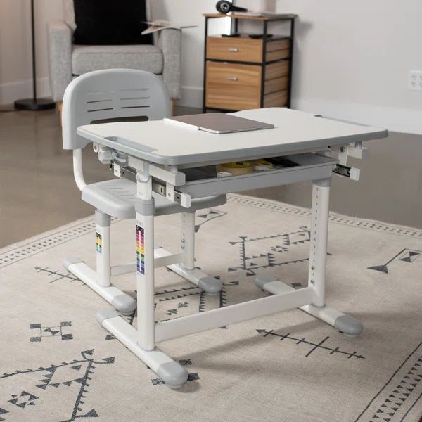 Height Adjustable Desk and Chair for Kids | Wayfair North America