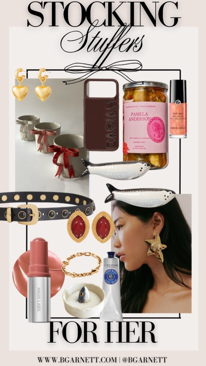 Stocking stuffers for the “her” in your list 

Stocking stuffers | gifts for her | gift for your bestie 

#LTKGiftGuide #LTKSeasonal #LTKHoliday