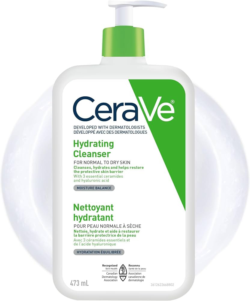 CeraVe Hydrating Face Wash, Daily, Gentle Moisturizing Non-Foaming Facial Cleanser for Men & Wome... | Amazon (CA)