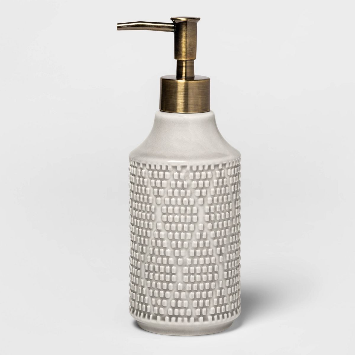 Canby Ceramic Soap Pump Gray - Threshold™ | Target