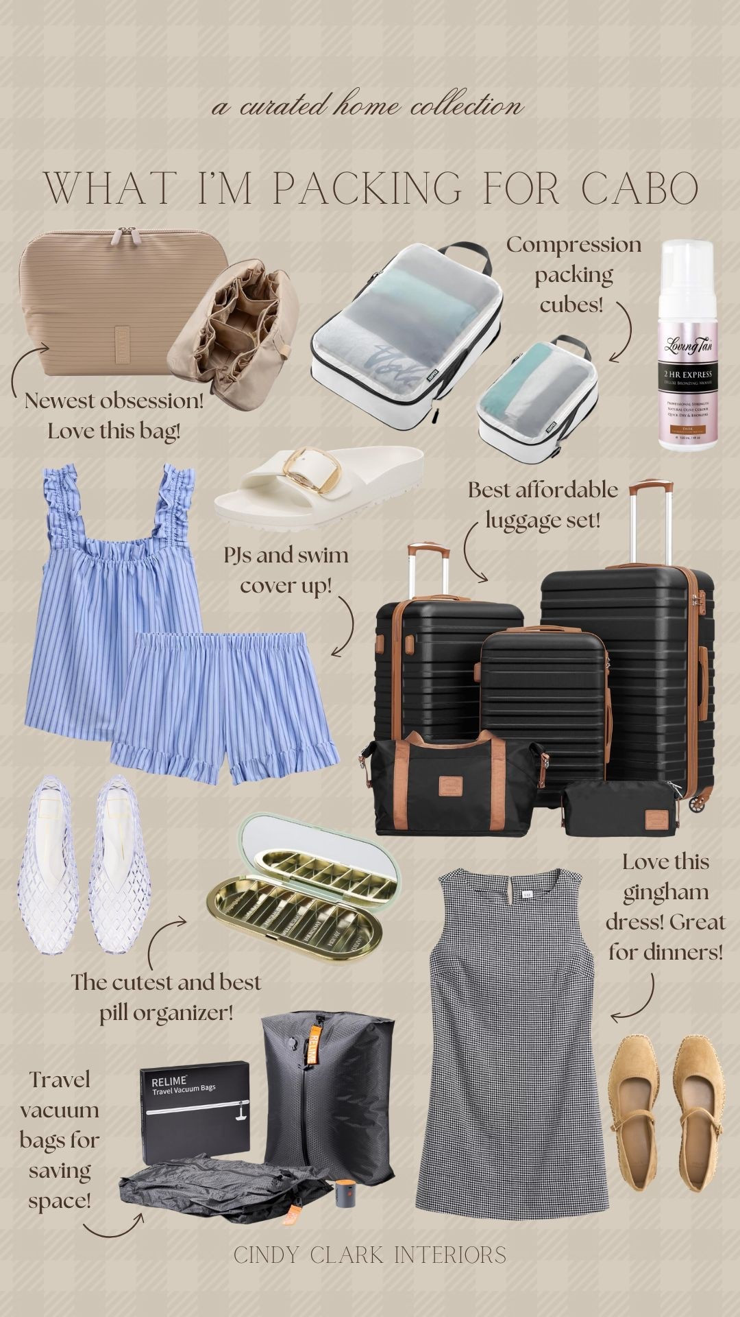 One week away to Cabo and I managed to pack it all in a carry on and personal item! Can you believe it! Rounding up some of my favorite travel essentials plus a few of the items I packed for a week away! If you travel a lot, you need to check out these vacuum seal bags! 

#LTKTravel #LTKmomlife #LTKootd