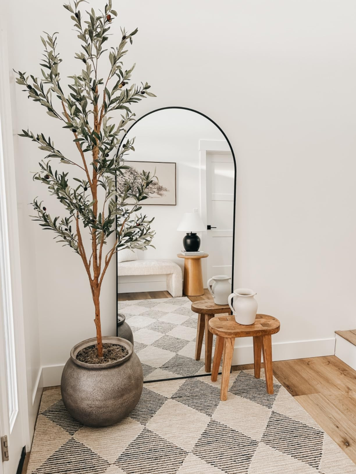 Loloi Chris Loves Julia x Francis Collection FRA-01 Area Rug 5'-0" x 7'-6" Beige/Charcoal Rectangular | Amazon (US)