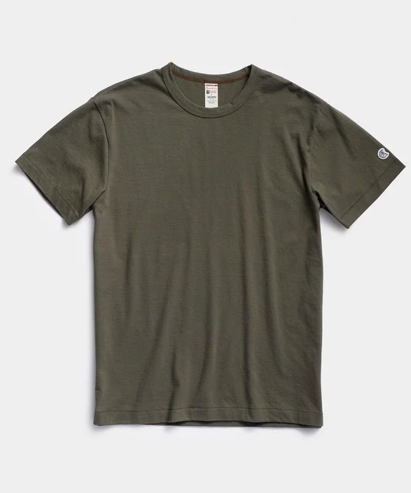 Champion Basic Tee in Olive Drab | Todd Snyder