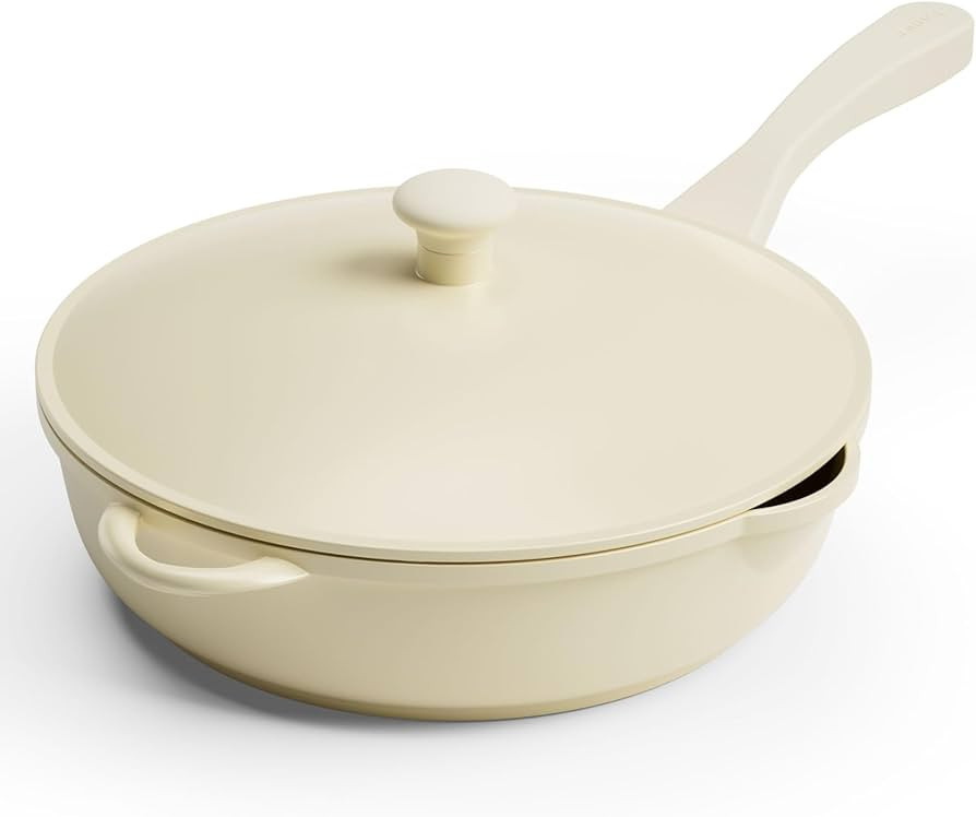 11-Inch Nonstick Fry Pan – Ceramic Coated, Aluminum Skillet, PFOA-Free, Easy Clean, Non-Toxic &... | Amazon (US)