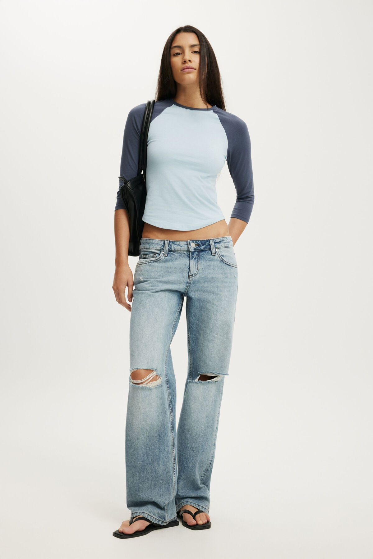 90S Baby Raglan 3/4 Tee | Cotton On (US)