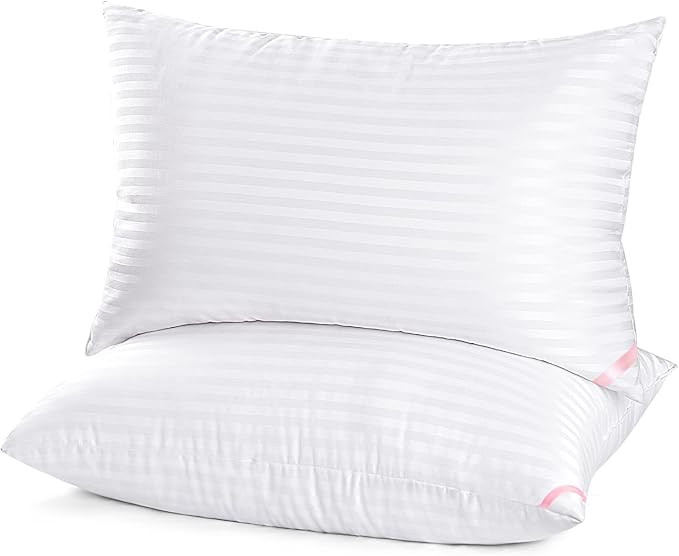 EIUE Hotel Collection Bed Pillows for Sleeping 2 Pack Standard Size，Pillows for Side and Back S... | Amazon (US)