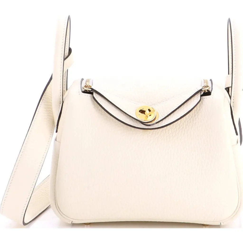 Pre-Owned Hermes Lindy Bag Clemence Mini in White at Nordstrom, Size X-Small | Nordstrom