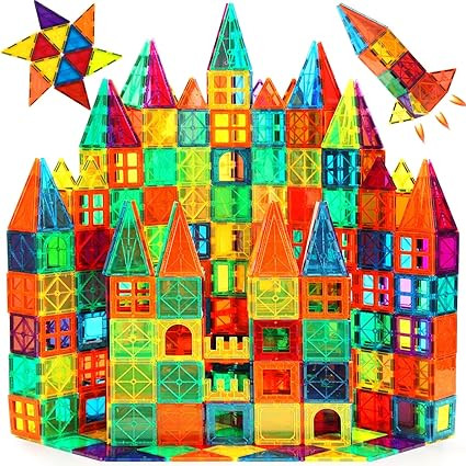 Magnetic Tiles, 110PCS Magnet Building Set, Magnetic Building Blocks,Construction STEM Learning a... | Amazon (US)