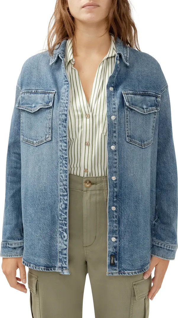 Oversize Denim Shirt Jacket | Nordstrom
