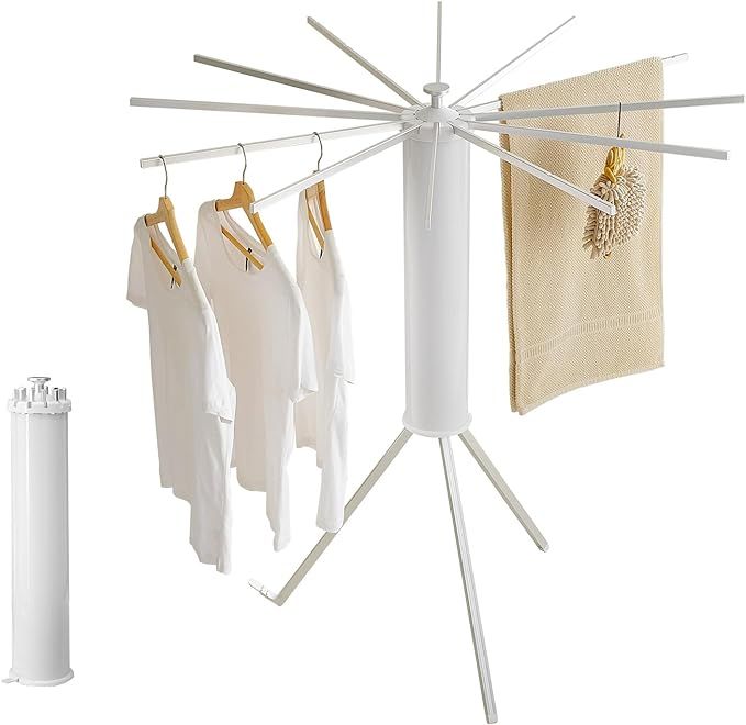 Tripod Clothes Drying Rack, Garment Rack Portable and Foldable Space Saving Laundry Drying Rack -... | Amazon (US)