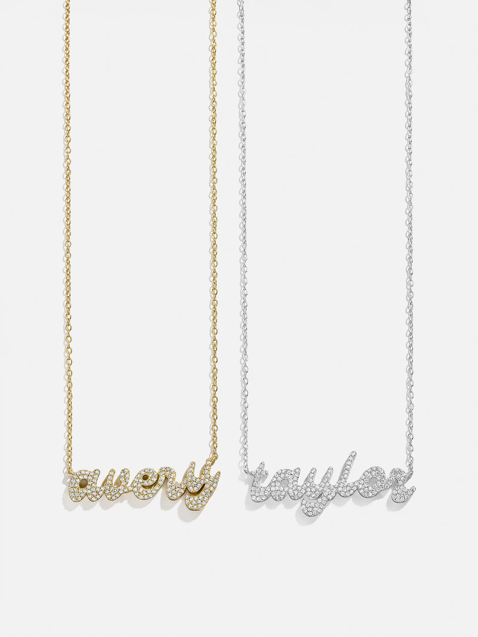 18K Gold Custom Nameplate Necklace - Luxe | BaubleBar