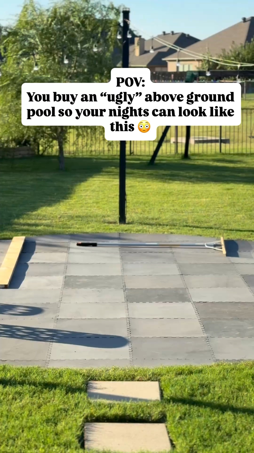 Backyard oasis on a budget! 
All supplies shop here! ⬇️
https://amzlink.to/az0mhE9agAMk3

#LTKdayinmylife #LTKHome #LTKSaleAlert