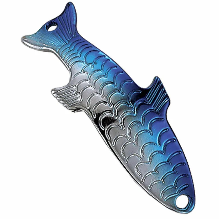 Acme Tackle Phoebe, Fishing Lure Spoon, 1/12 oz., Silver Neon Blue | Walmart (US)