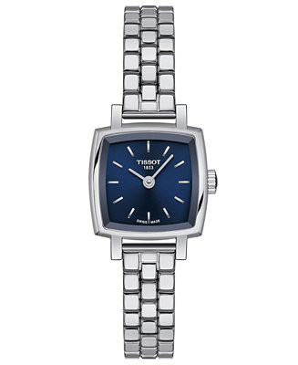 Tissot Women's Swiss Lovely Square Stainless Steel Bracelet Watch 20mm - Macy's | Macy's